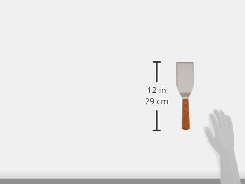 TN719 Blade Hamburger Turner, TN719 Medium, Stainless Steel, Brown 5"x 2.7/8", - Image 2