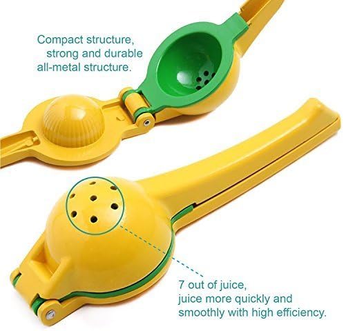 Lemon Squeezer - New Top Stainless Steel Citrus Squeezer, Lemon Juicer/Lime Squeezer, Robust Design, Anti Corrosion, Non Slip and Dishwasher Safe, Faster, More Efficient Juicing - Image 2