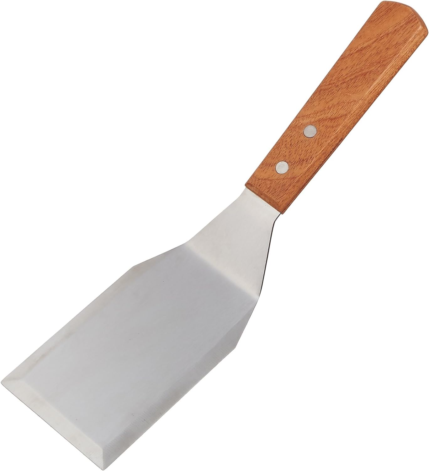 TN719 Blade Hamburger Turner, TN719 Medium, Stainless Steel, Brown 5"x 2.7/8",