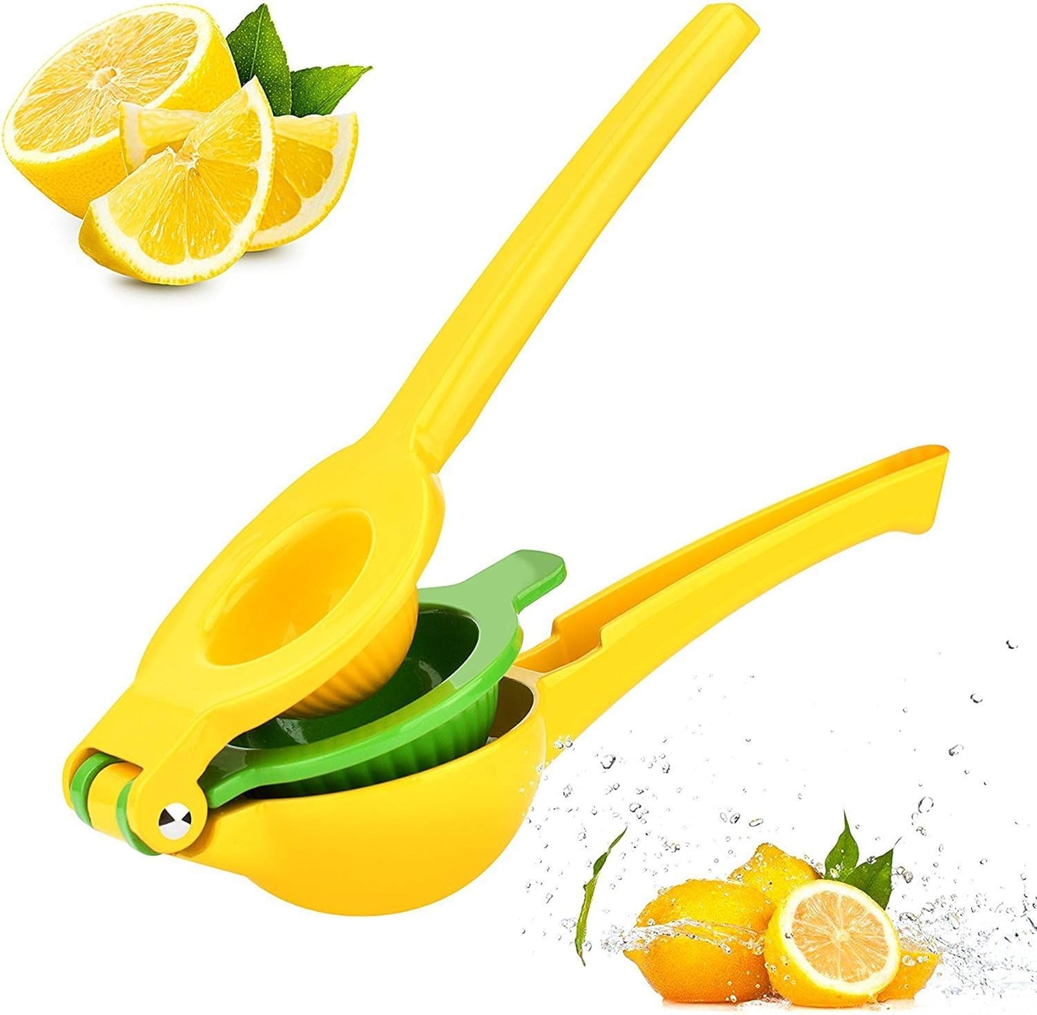 Lemon Squeezer - New Top Stainless Steel Citrus Squeezer, Lemon Juicer/Lime Squeezer, Robust Design, Anti Corrosion, Non Slip and Dishwasher Safe, Faster, More Efficient Juicing